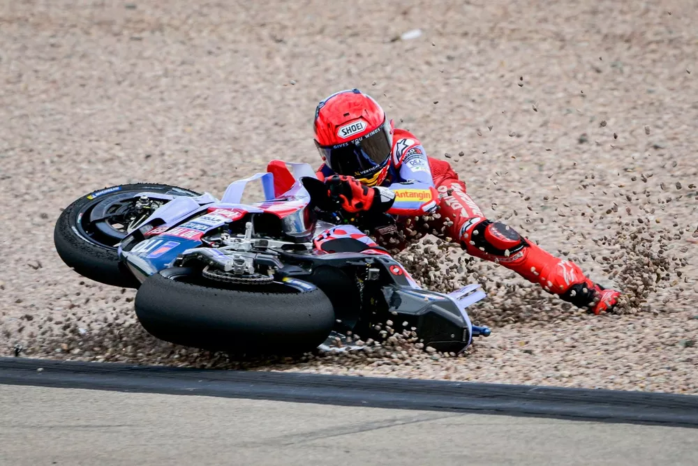 Marc Marquez, Gresini Racing crash