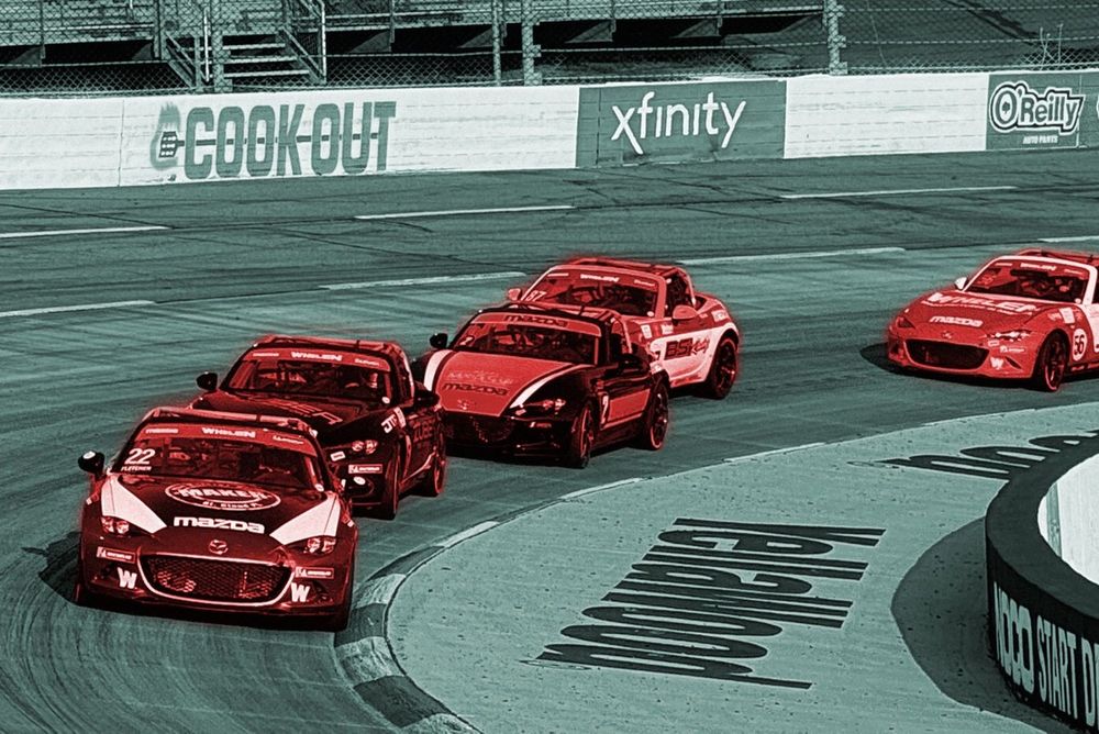 How to turn an MX5 Cup car into an oval track machine