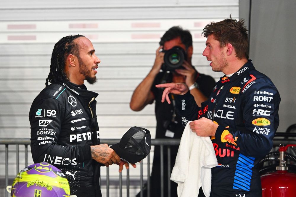 Lewis Hamilton, Mercedes-AMG F1 Team, Max Verstappen, Red Bull Racing