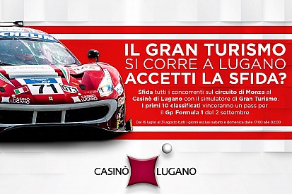 Au Casino de Lugano 10 billets en jeu pour le GP d'Italie de F.1