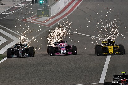Hulkenberg mutlu, Sainz mutsuz