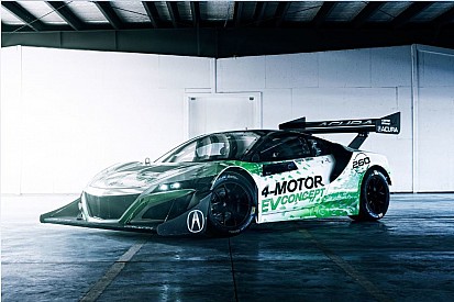 Honda bouwt NSX EV Concept voor recordpoging op Pikes Peak
