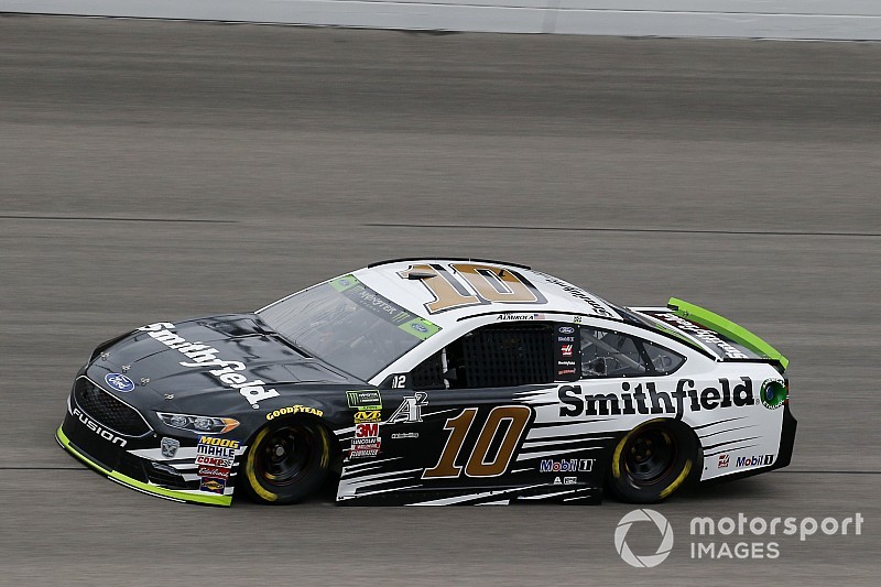 Aric Almirola fastest in Saturday's first Cup practice at Kansas