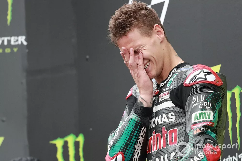 Le vainqueur Fabio Quartararo, Petronas Yamaha SRT