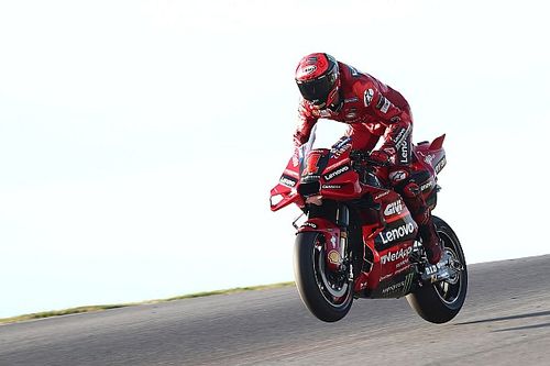 Bagnaia: "El 90% del trabajo con la Ducati GP23 est&aacute; hecho"