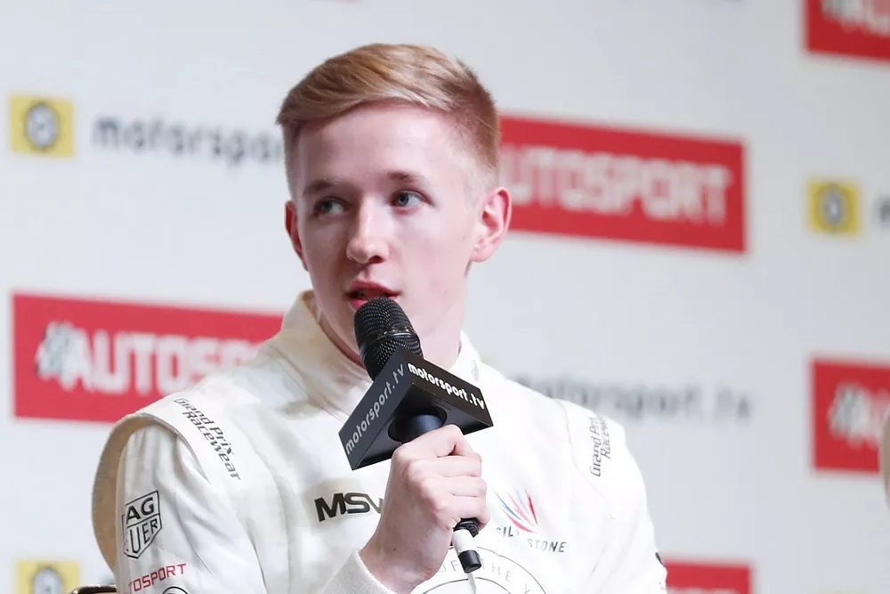 2019 Aston Martin Autosport BRDC Young Driver Award winner Jonathan Hoggard