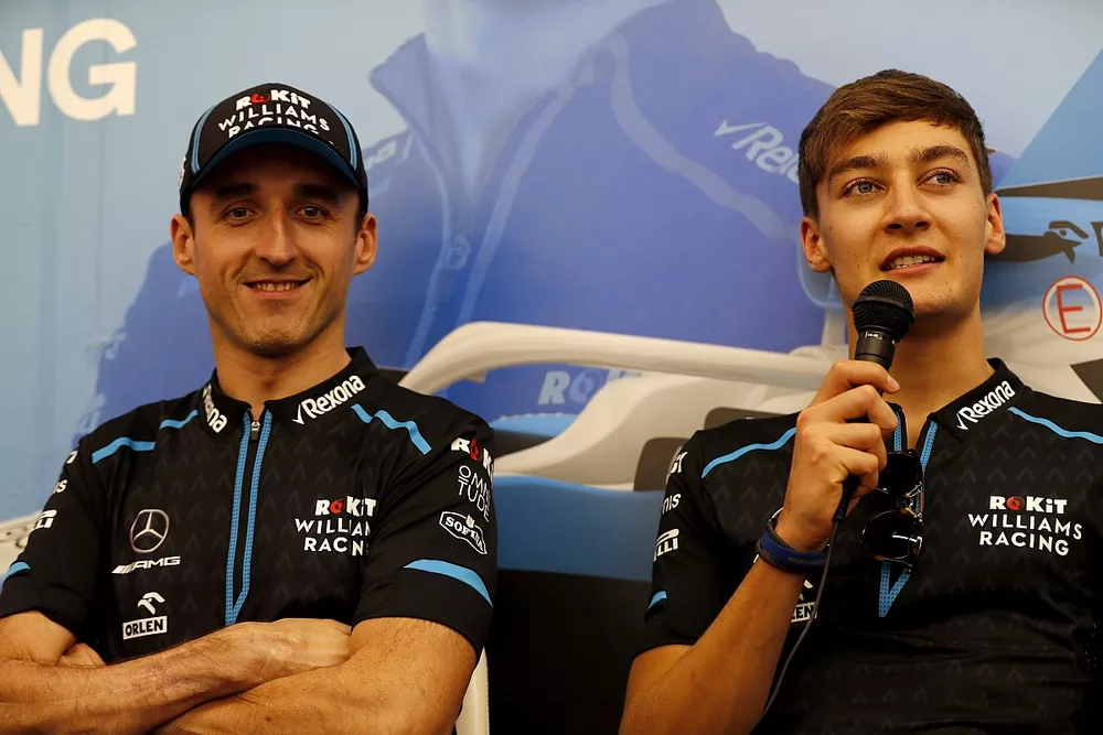 Robert Kubica, Williams Racing, George Russell, Williams Racing
