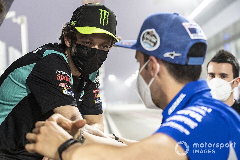 Alex Rins, Team Suzuki MotoGP, Valentino Rossi, Petronas Yamaha SRT