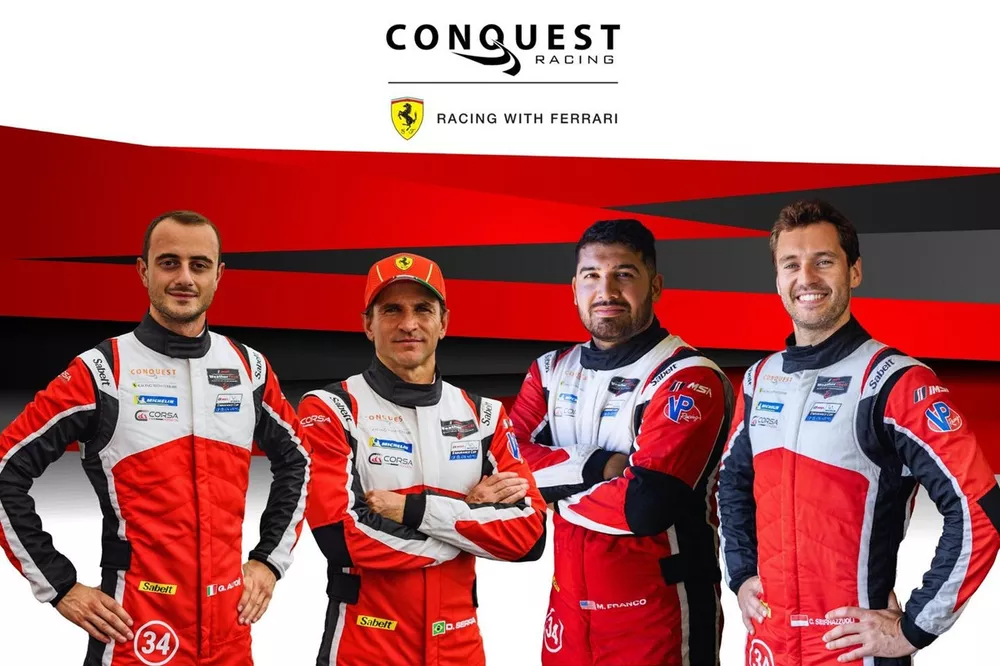 #34 Conquest Racing - Giacomo Alto&egrave;, Daniel Serra, Manny Franco, Cedric Sbirrazzuoli