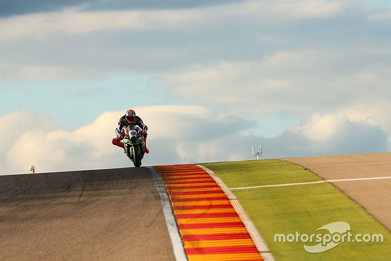 Essais Aragón - Les Kawasaki toujours devant, Melandri blessé