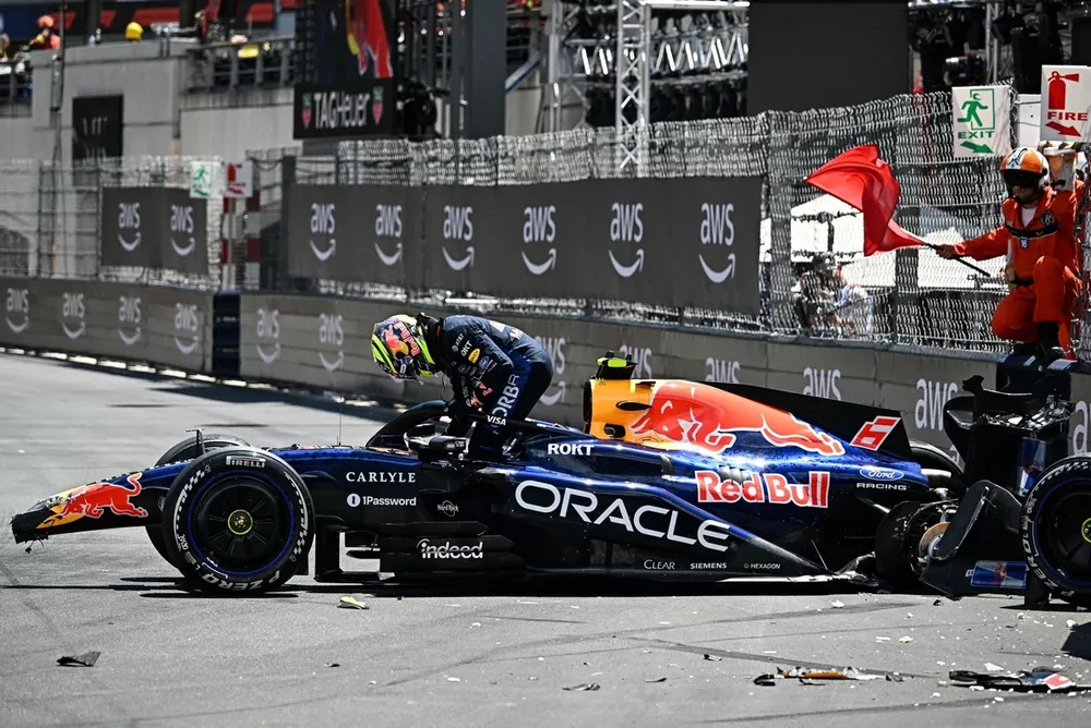 El choque de Isack Hadjar, Red Bull Racing