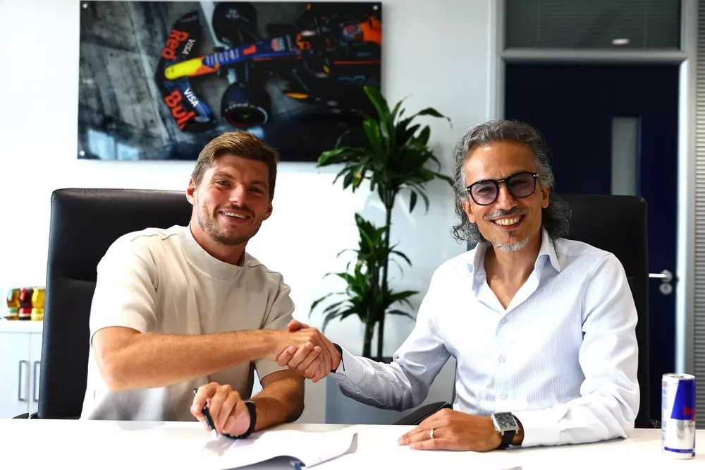 Max Verstappen, Red Bull Racing, Laurent Mekies, Red Bull Racing Team Principal 