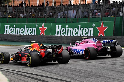 Fotogallery: l'incidente fra Verstappen e Ocon nel GP del Brasile