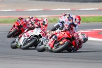 Bastianini: "Mi objetivo era la victoria y estoy contento porque lo intent&eacute; hasta la ca&iacute;da"