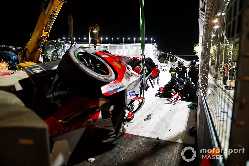 El accidente de Alex Lynn, Mahindra Racing, M7Electro