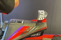 Aprilia estrena un in&eacute;dito aler&oacute;n trasero en su RS-GP