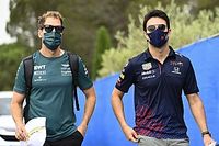 Vettel: Si P&eacute;rez est&aacute; por delante de Max que se quede adelante