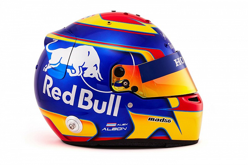 Kvjat és Albon új F1-es sisakfestése a Toro Rosso-Hondánál