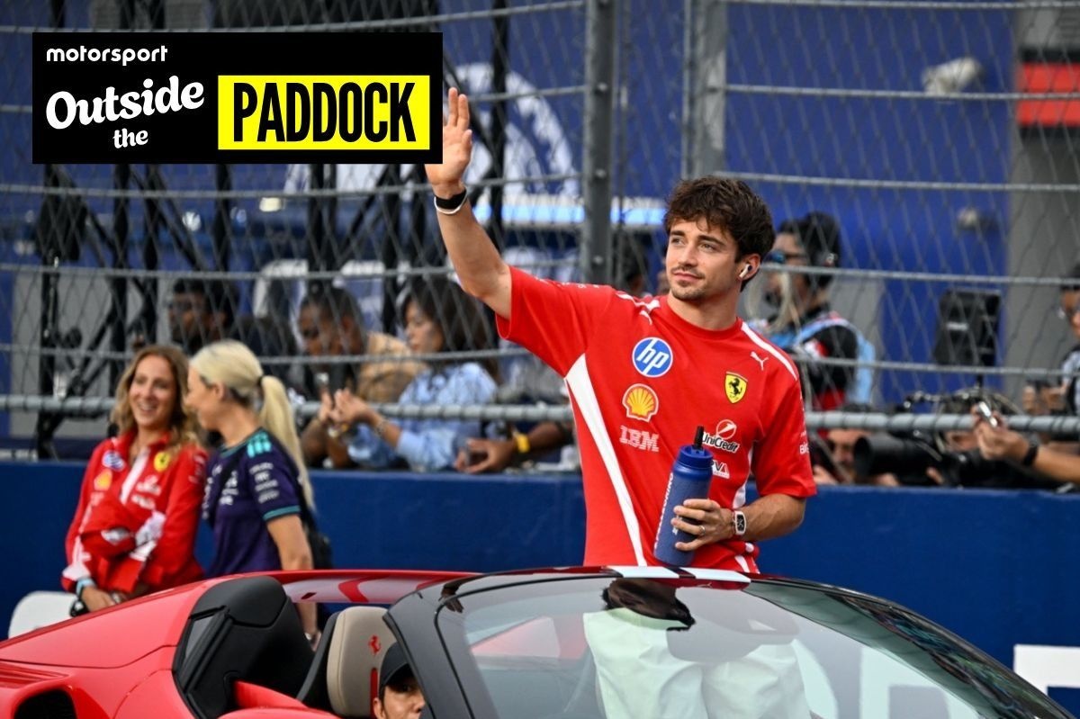 Charles Leclerc takes road trip after private jet issues
