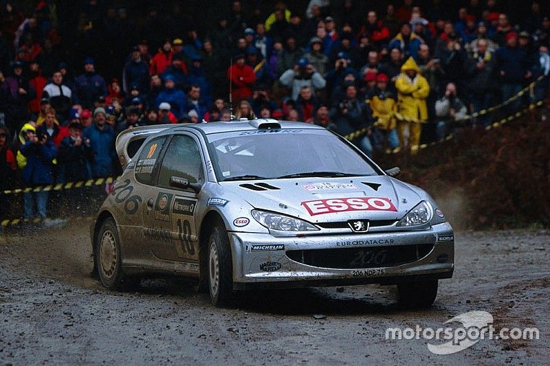 Marcus Gronholm y Timo Rautiainen, Peugeot Sport Peugeot 206 WRC