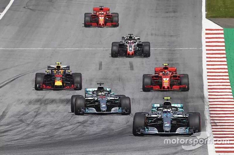 El Inicio del GP de Austria 2018