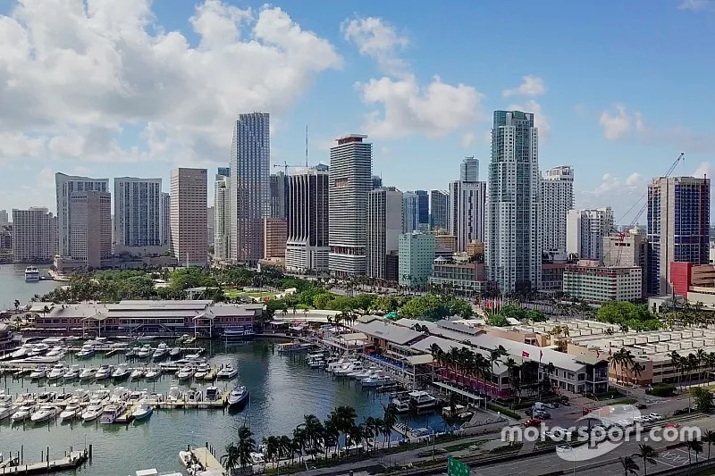 Panor&aacute;mica de la zona del circuit de Miami propuesto para la F1