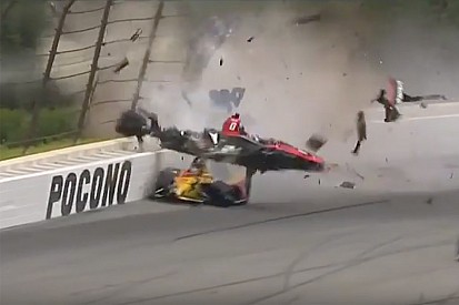 Wickens blessé mais miraculé après un crash spectaculaire