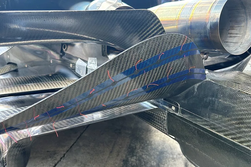 Le diffuseur de l'Alpine A523
