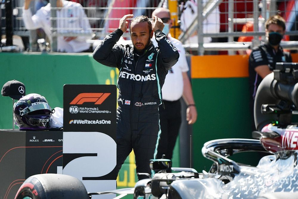 Lewis Hamilton, Mercedes-AMG Petronas F1, on the grid