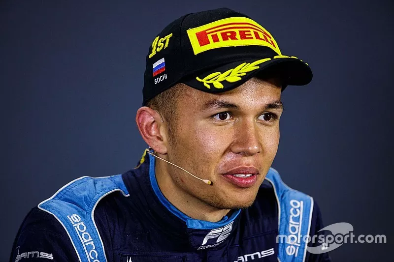 Conferenza stampa: Alexander Albon, DAMS  