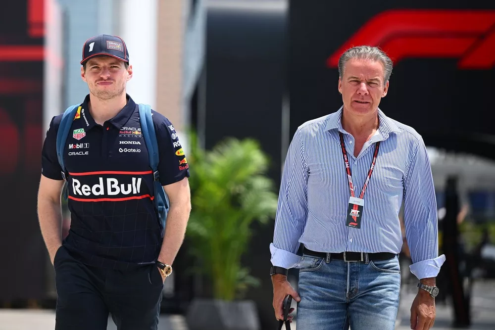 Max Verstappen, Red Bull Racing y Raymond Vermeulen, Manager de Max Verstappen
