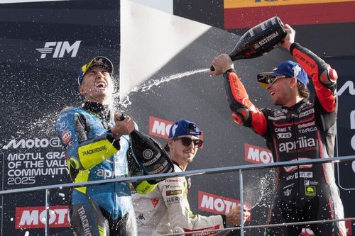 Aprilia cree haber superado sus propias expectativas en la temporada 2025 de MotoGP