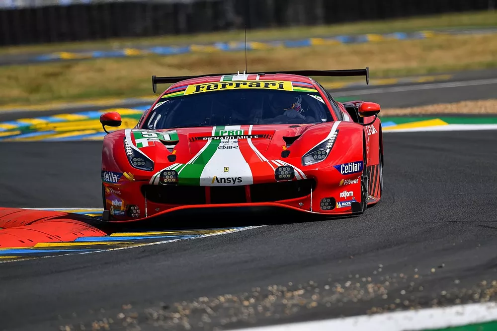 #51 AF Corse Ferrari 488 GTE EVO LMGTE Pro of Alessandro Pier Guidi, James Calado, Daniel Serra