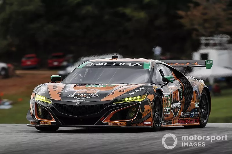 #86 Michael Shank Racing with Curb-Agajanian Acura NSX, GTD: Katherine Legge, Alvaro Parente, Trent Hindman