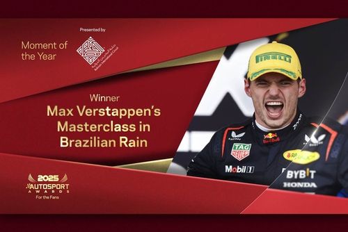 Verstappen gana el premio al Momento del A&ntilde;o de Autosport por su carrera en Brasil