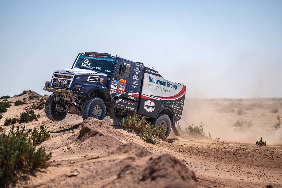 Mitchel van den Brink had etappezege Dakar in handen