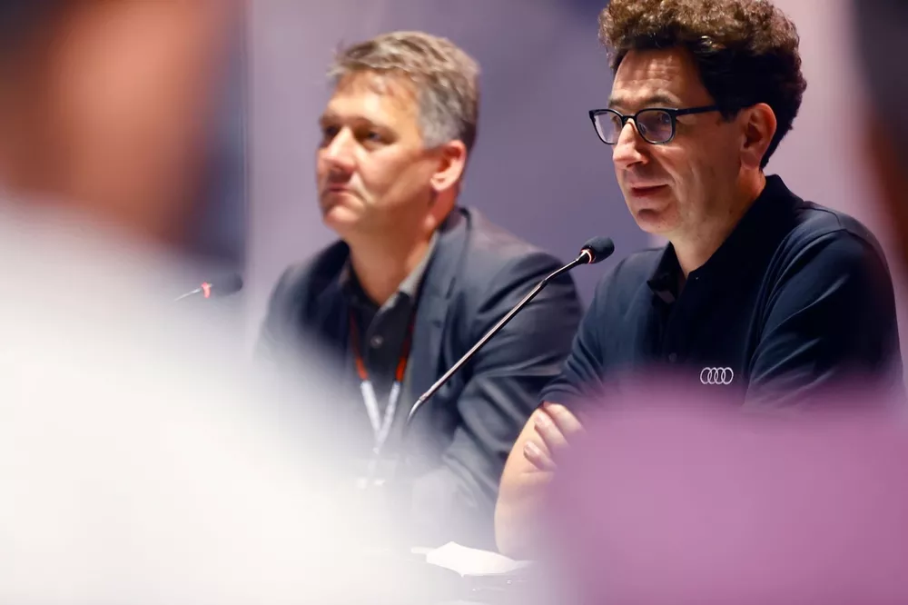 Gernot Dollner, PDG Audi, et Mattia Binotto, PDG Stake F1 Team KICK Sauber