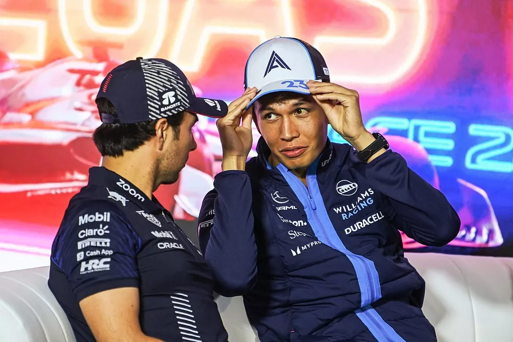 Sergio Perez, Red Bull Racing, Alex Albon, Williams Racing