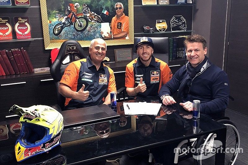 Tony Cairoli, Pit Beirer y Claudio de Carli