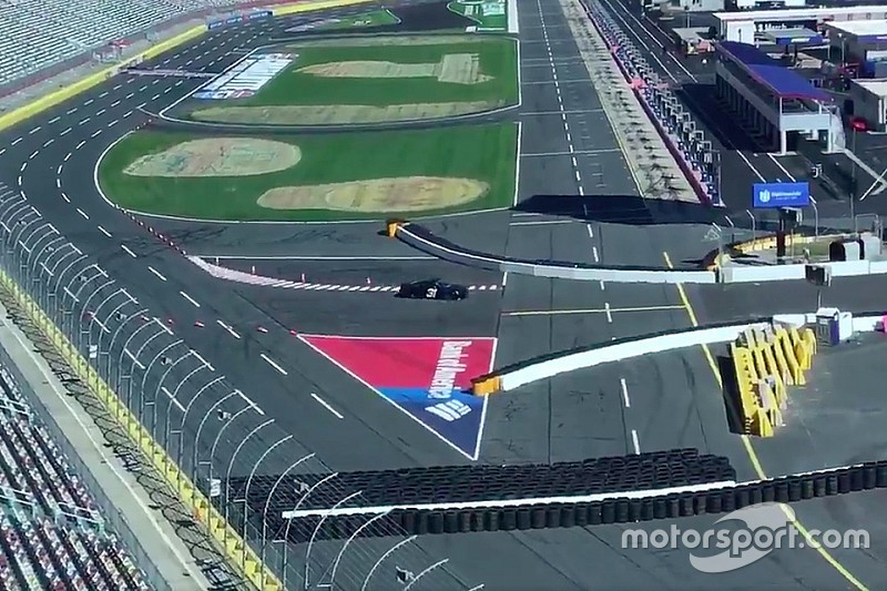 Video emerges from NASCAR tire testing at Charlotte road course