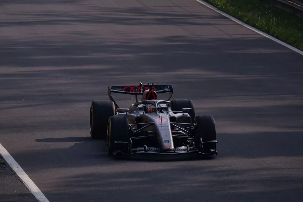 Audi durante un d&iacute;a de filmaci&oacute;n en Monza