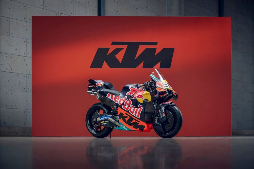 La moto de Brad Binder, Red Bull KTM Factory Racing