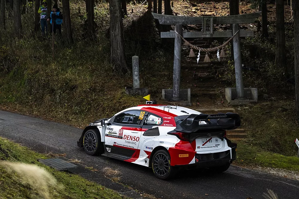 モンテカルロ？ いいえ、WRCラリージャパンです。トヨタ勝田貴元