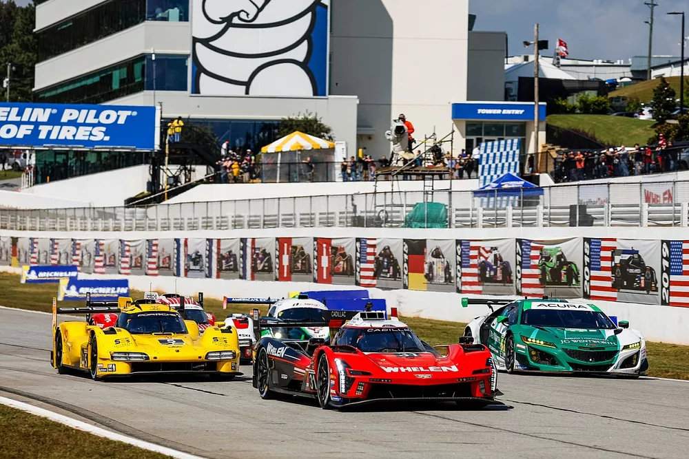#31 Whelen Engineering Racing Cadillac V-LMDh Cadillac V- LMDh: Pipo Derani, Alexander Sims, Jack Aitken, #5 JDC Miller MotorSports Porsche 963: Tijmen van der Helm, Mike Rockenfeller, Jenson Button, #66 Gradient Racing Acura NSX GT3: Sheena Monk, Katherine Legge, Marc Miller