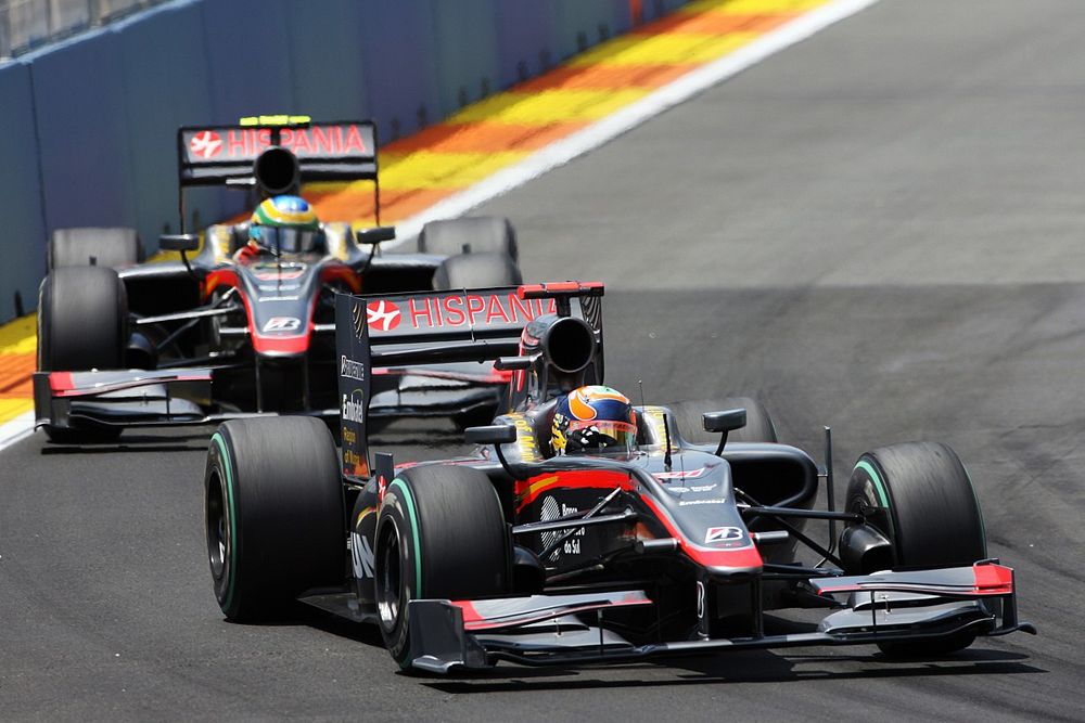 Karun Chandhok lidera a su compa&ntilde;ero Bruno Senna