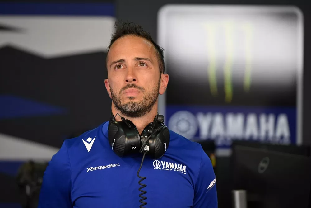 Andrea Dovizioso, piloto de testes da Yamaha Factory Racing e consultor de desempenho do piloto