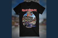 "Checo" Pérez, protagonista de una camiseta de Iron Maiden