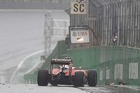 Grosjean culpa a los neum&aacute;ticos de lluvia por su accidente