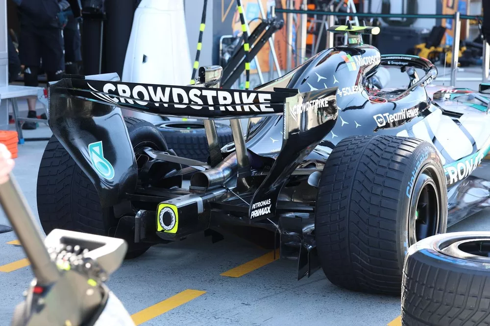 Mercedes technical detail