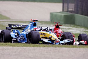 世代交代の瞬間、ミハエル・シューマッハーとフェルナンド・アロンソ